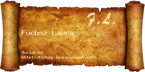 Fuchsz Laura névjegykártya
